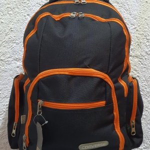 BOLSA CONVERSE MCS15UB7 NEGRO / NARANJA