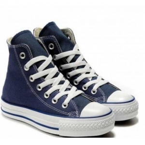 TENIS LONA AZUL JUNIOR CLASICO CONVERSE BOTA