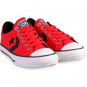 TENIS STAR PLAYER EV OX CASINO CONVERSE JUNIOR ROJO AZUL CHOCLO