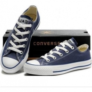 TENIS LONA AZUL JUNIOR CHOCLO CONVERSE CLASICO