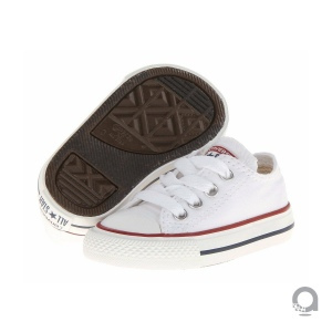 TENIS LONA BLANCO CHOCLO CONVERSE INFANT CLASICO OPTICAL