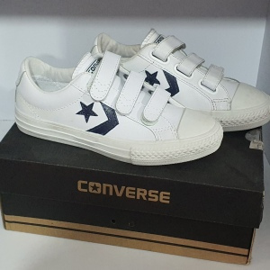 TENIS STAR PLAYER EV WHITE/NAVI CHOCLO CONVERSE JUNIOR CHOCLO