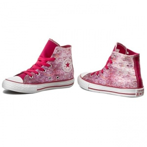 TENIS HI BERRY PINK/WHITE  CONVERSE JUNIOR BOTA